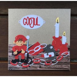 Dies/sk�re stencils, By Lene's BLD1300, Julelysestager