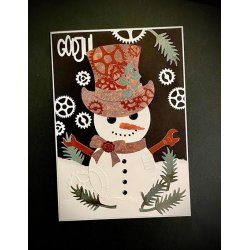 Dies/sk�re stencils, By Lene's BLD1871 - Steampunk; Tandhjul
