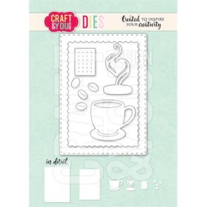 Dies/skre stencils fra Craft&You, CW262 