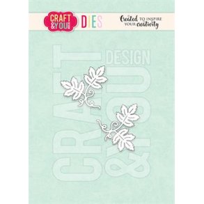 Dies/skre stencils fra Craft&You, CW274 