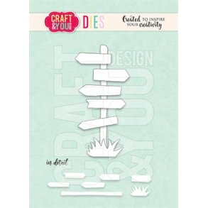 Dies/skre stencils fra Craft&You, CW300 