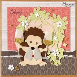 Dies/skre stencil, Vinflasker &amp; vinglas, Marianne Design LR0820