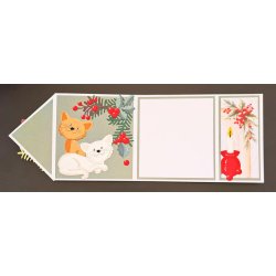 Dies/sk�re stencils, By Lene's BLD1300, Julelysestager