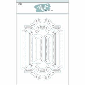 Dies/skre stencils, Labels 1, Made With Love 63400