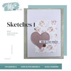 Dies/skre stencils, Sketches 1, Made With Love 63401