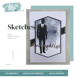 Dies/skre stencils, Sketches 2, Made With Love 63402