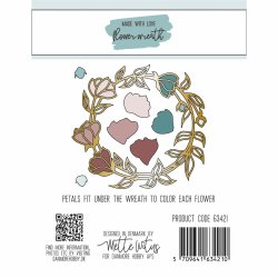 Dies/skre stencils, "Blomsterkrans", Made With Love 63421
