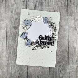 Dies/skre stencils, "Godt klaret!", Made With Love 63423