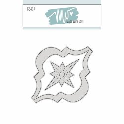 Dies/skre stencils, "Jule ornament #1", Made With Love 63434