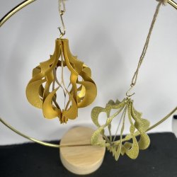 Dies/skre stencils, "Jule ornament #1", Made With Love 63434