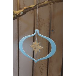 Dies/skre stencils, "Jule ornament #2", Made With Love 63435