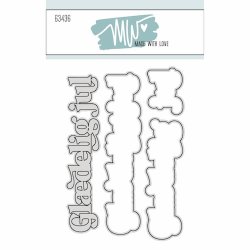 Dies/skre stencils, "Gldelig Jul, Made With Love 63436