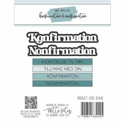 Dies/skre stencils, Konfirmations tekster, Made With Love 63442