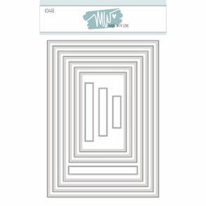 Dies/skre stencils, Rektangler/Baggrunde A6, Made With Love 63446 - variant 1