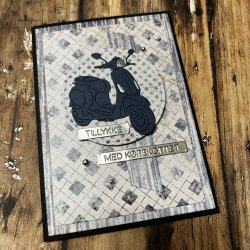 Dies/skre stencils, Rektangler/Baggrunde A6, Made With Love 63446 - variant 1