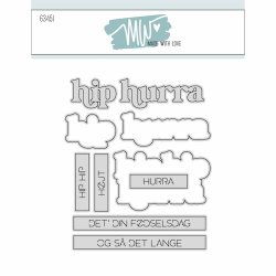 Dies/skre stencils, Fdselsdags tekster, Made With Love 63451