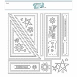 Dies/skre stencils, Stort Sketch-st no#10, Made With Love 63452