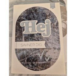 Dies/skre stencils, Stort Sketch-st no#12, Made With Love 63455