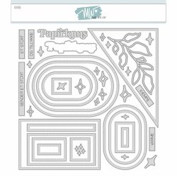 Dies/skre stencils, Stort Sketch-st no#13, Made With Love 63456