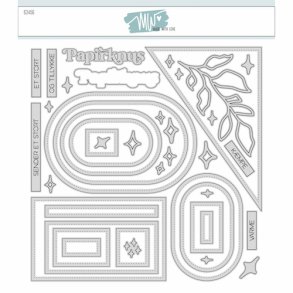 Dies/skre stencils, Stort Sketch-st no#13, Made With Love 63456