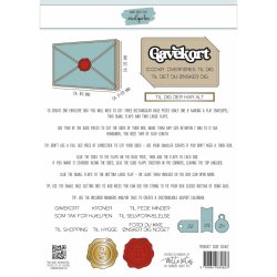 Dies/sk�re stencils, Kuvert-�ske, tekster &amp; pynt, Made With Love 63462