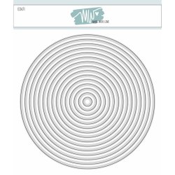 Dies/skre stencils, Cirkler/Baggrunde, Made With Love 63471 - variant 1