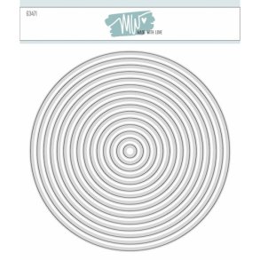Dies/skre stencils, Cirkler/Baggrunde, Made With Love 63471 - variant 1