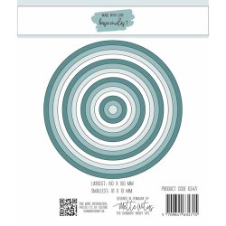 Dies/skre stencils, Cirkler/Baggrunde, Made With Love 63471 - variant 1