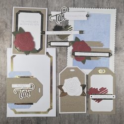 Dies/skre stencils, Stort Sketch-st no#14, Made With Love 63480