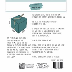 Dies/Sk�re stencils, Made With Love 63510; No Glue Box