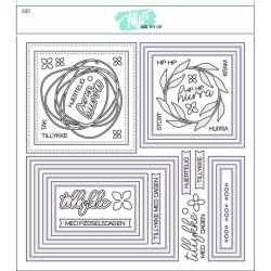 Dies/sk�re stencils, Sketches 17, Made With Love 63517