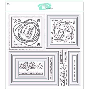Dies/sk�re stencils, Sketches 17, Made With Love 63517