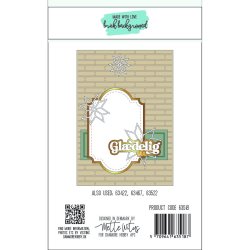 Dies/Sk�re stencils, Made With Love 63518; Murstens baggrund