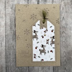 Dies/Sk�re stencils, Made With Love 63519; Snefnug baggrund