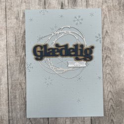 Dies/Sk�re stencils, Made With Love 63520; Gl�delig (i stor st�rrelse) og flere andre tekster