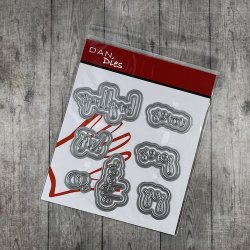 Dies/skre stencils, Dan-Dies 7905, "Bryllups-tekster"