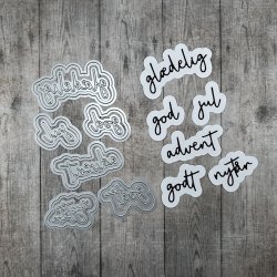 Dies/skre stencils, Dan-Dies 7906, "jule tekster"