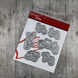 Dies/skre stencils, Dan-Dies 7906, "jule tekster"