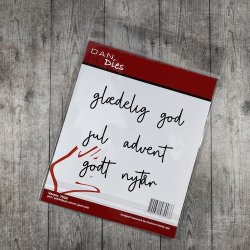 Dies/skre stencils, Dan-Dies 7906, "jule tekster"