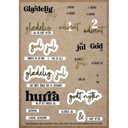 Dies/skre stencils, Dan-Dies 7906, "jule tekster"