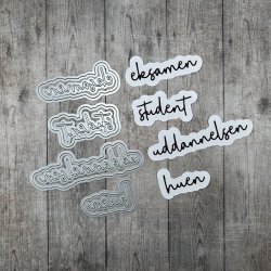 Dies/skre stencils, Dan-Dies 7907, "studenter-tekster"