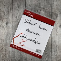 Dies/skre stencils, Dan-Dies 7907, "studenter-tekster"