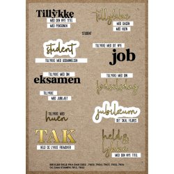 Dies/skre stencils, Dan-Dies 7907, "studenter-tekster"