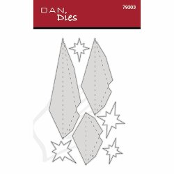 Die/skre stencil, Dan-Dies 79303; Bethlehem Stjerne - stor