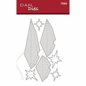 Die/sk�re stencil, Dan-Dies 79303; Bethlehem Stjerne - stor