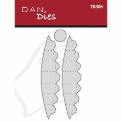 Die/skre stencil, Dan-Dies 79305; Julekugle - Discokugle