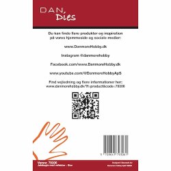 Die/skre stencil, Dan-Dies 79306; Julekugle med reflektor - Stor