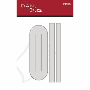 Die/sk�re stencil, Dan-Dies 79310; Lille flettet julehjerte - klassisk