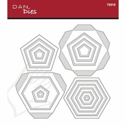 Die/skre stencil, Dan-Dies 79319; Stor hndbold / fodbold i 3D