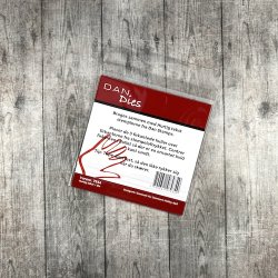 Dies/skre stencils, Dan-Dies 7934, die til DAN stamps "Hurtige tekster"